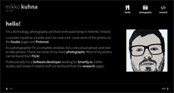 Desktop Screenshot of mikkokuhna.com
